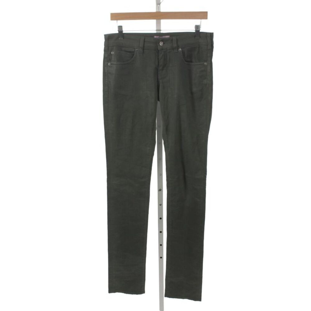 Vanessa Bruno Women Green Skinny Cotton Pants Size 28